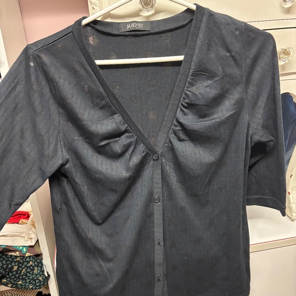 Fashion black cardian - Picture 2 of 3